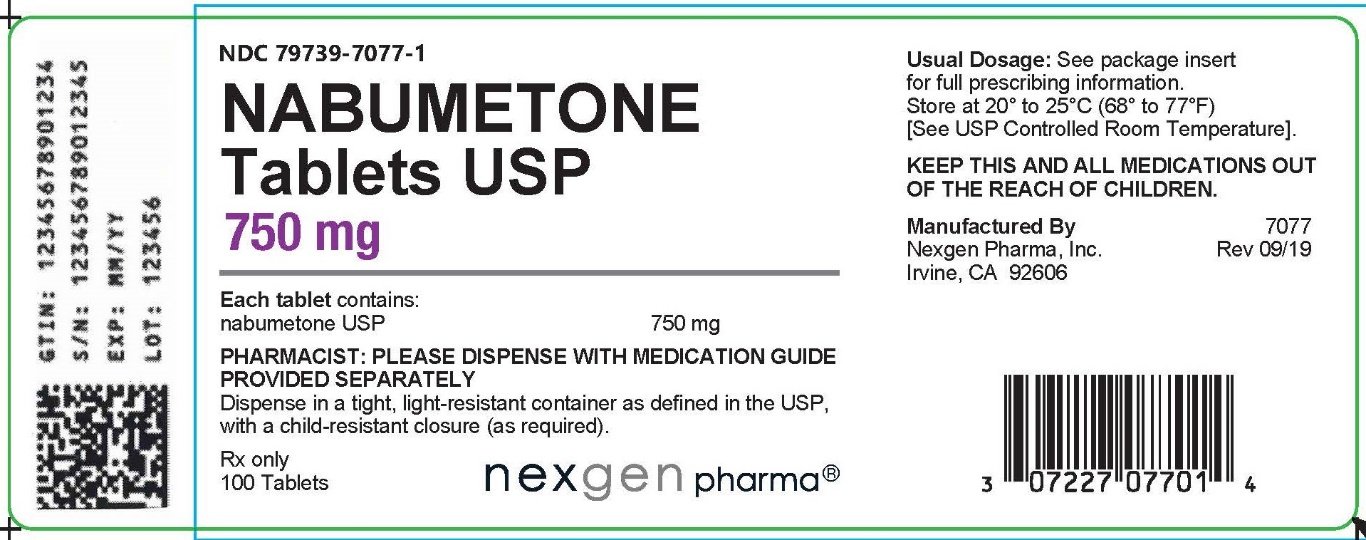Nabumetone FDA prescribing information, side effects and uses